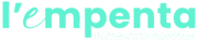 g logo l'empenta colornegatiu horitzontal